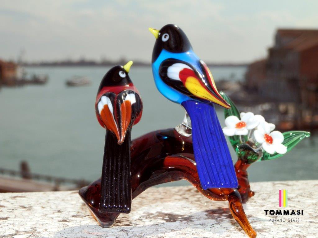 UCS/2 Uccello sul ramo – Tommasi Murano – Glass Jewelry – Shop