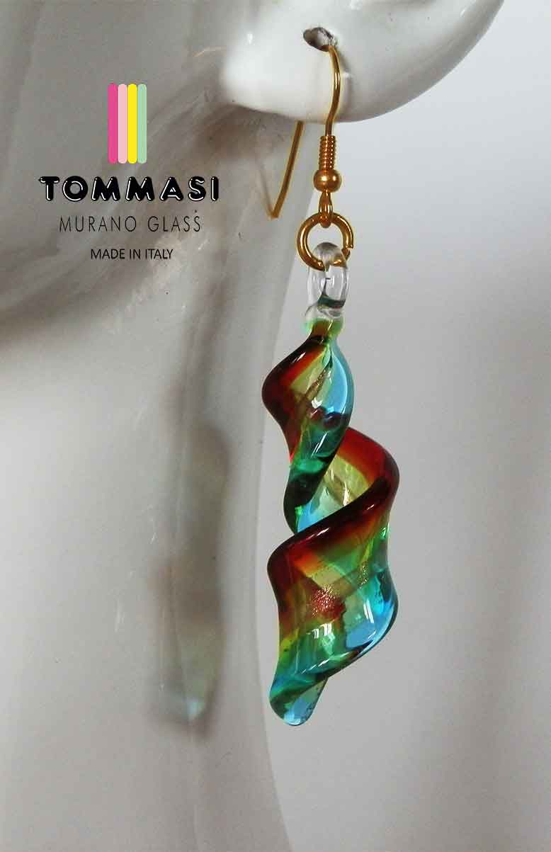 AGARLOR07 Murano Glass Earrings – Tommasi Murano – Glass Jewelry